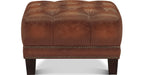 Picadilly Leather Ottoman