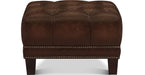Picadilly Leather Ottoman
