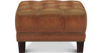Picadilly Leather Ottoman