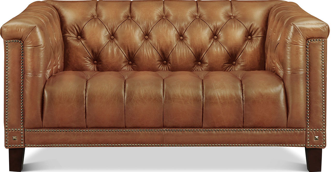 Picadilly Leather Loveseat