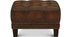 Picadilly Leather Ottoman