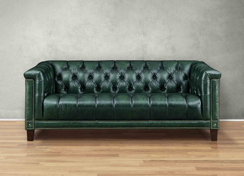 Picadilly Leather Ottoman