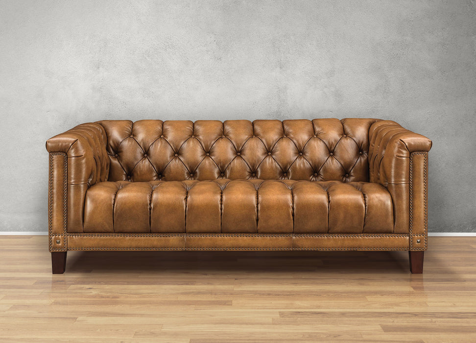 Picadilly Leather Ottoman