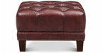 Picadilly Leather Ottoman