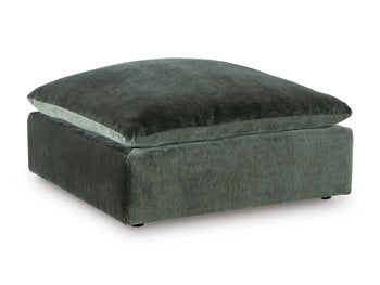 Carriage View Oversized Accent Ottoman - Abundant Home Collections