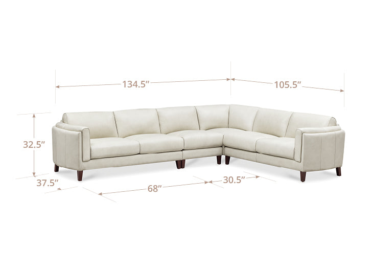 Maui Leather Sofa Collection
