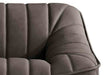 Snug Leather Loveseat