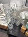 Glass candle holder