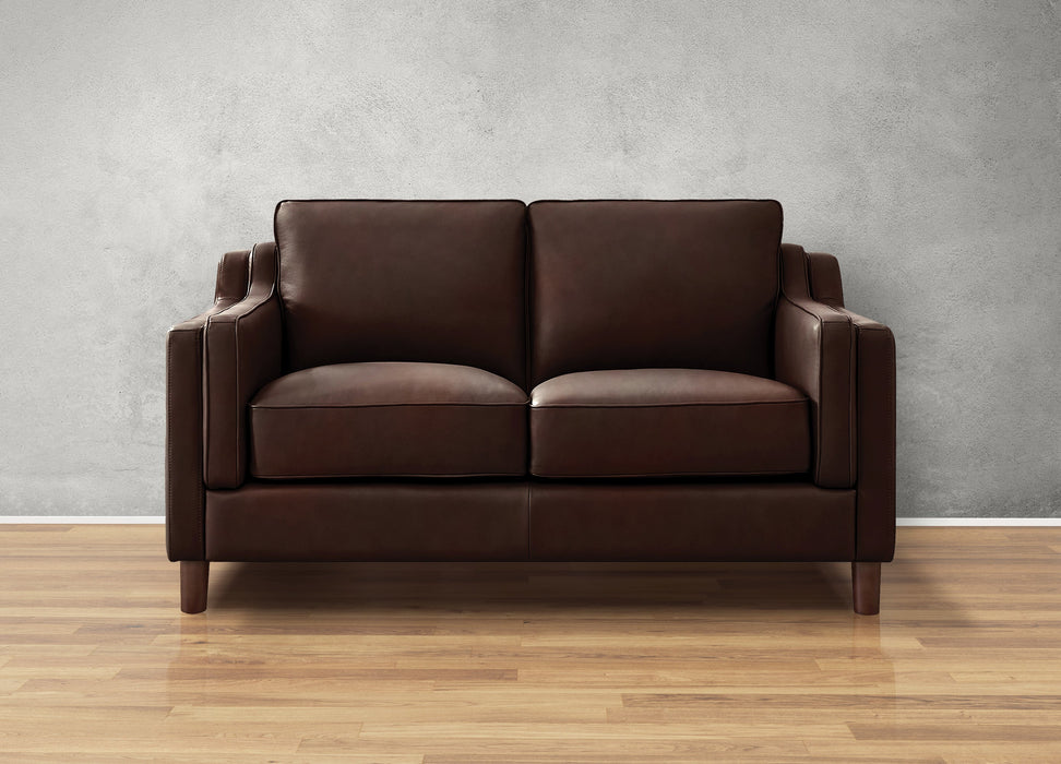 Bella Leather Loveseat