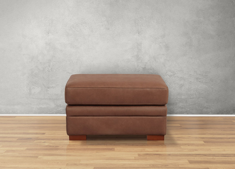 Brookfield Leather Ottoman