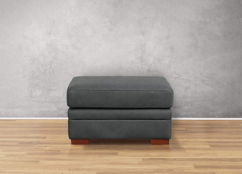 Brookfield Leather Ottoman