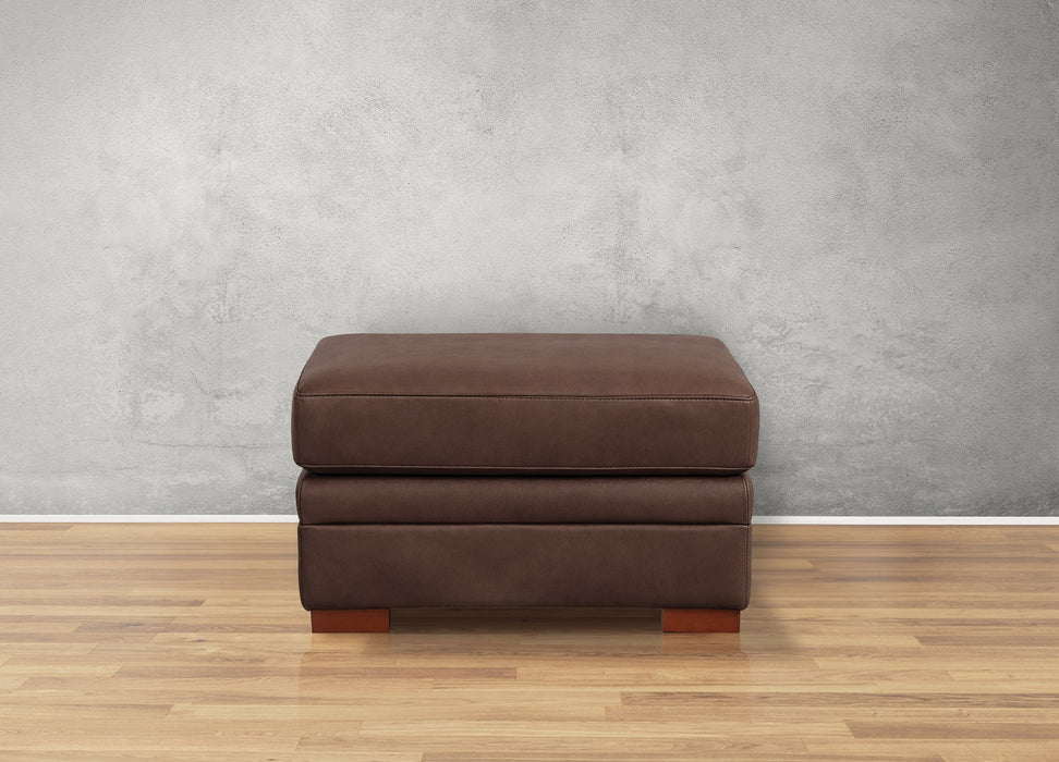 Brookfield Leather Ottoman