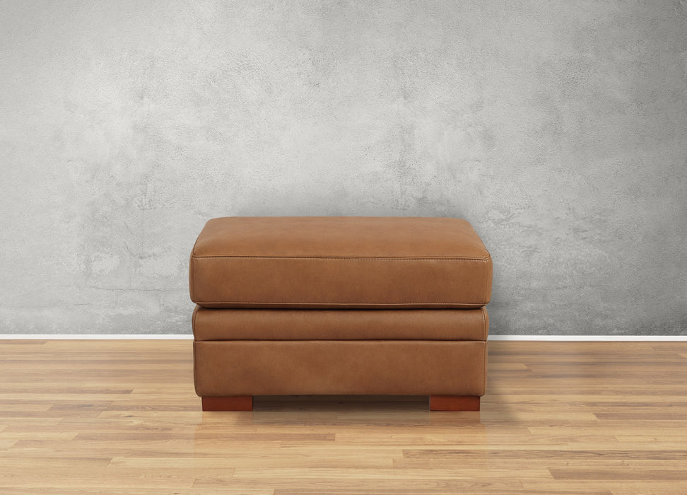 Brookfield Leather Ottoman
