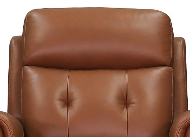 Torino Power Headrest Swivel Glider Leather Recliner