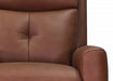 Sterling Power Headrest Swivel Glider Leather Recliner