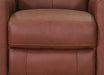 Sterling Power Headrest Swivel Glider Leather Recliner