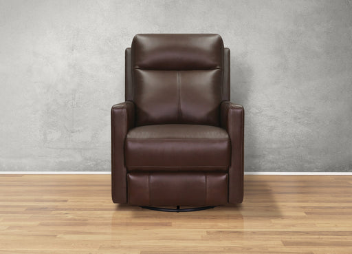 Vienna Power Headrest Swivel Glider Leather Recliner