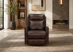 Vienna Power Headrest Swivel Glider Leather Recliner