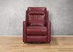 Vienna Power Headrest Swivel Glider Leather Recliner