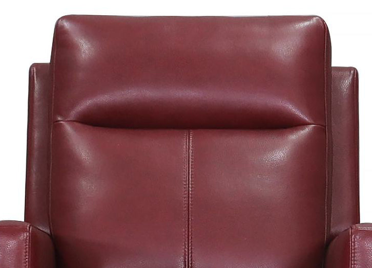 Vienna Power Headrest Swivel Glider Leather Recliner