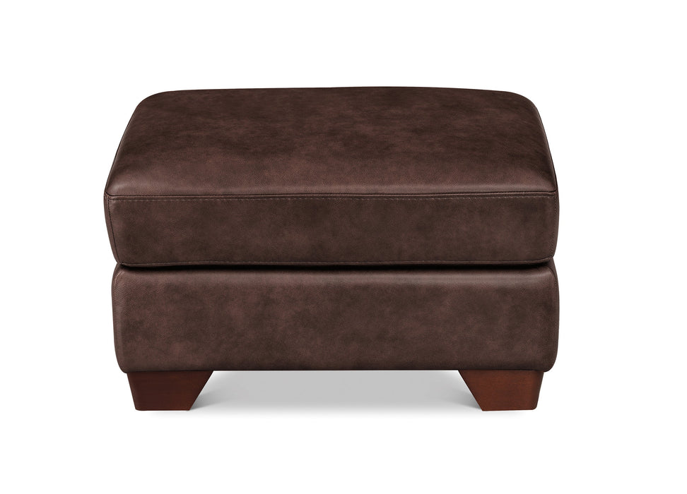 Marylynn Leather Ottoman