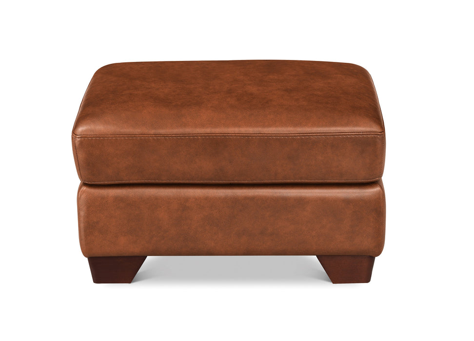 Marylynn Leather Ottoman