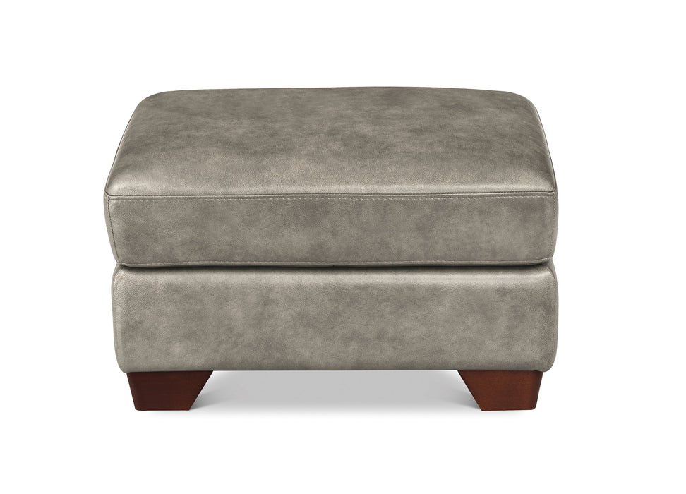 Marylynn Leather Ottoman