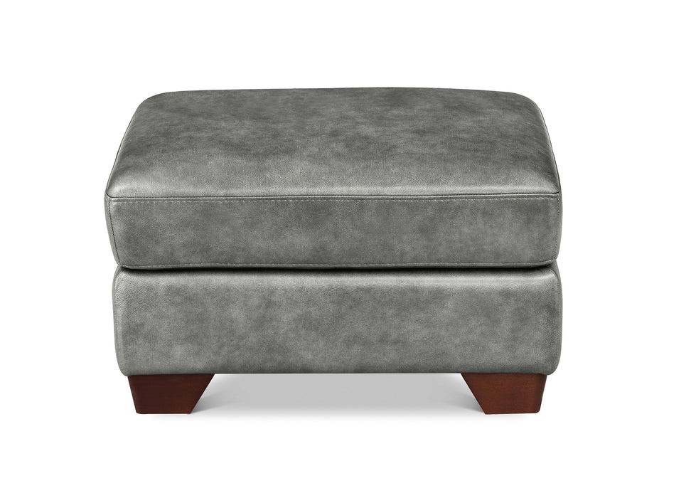 Marylynn Leather Ottoman