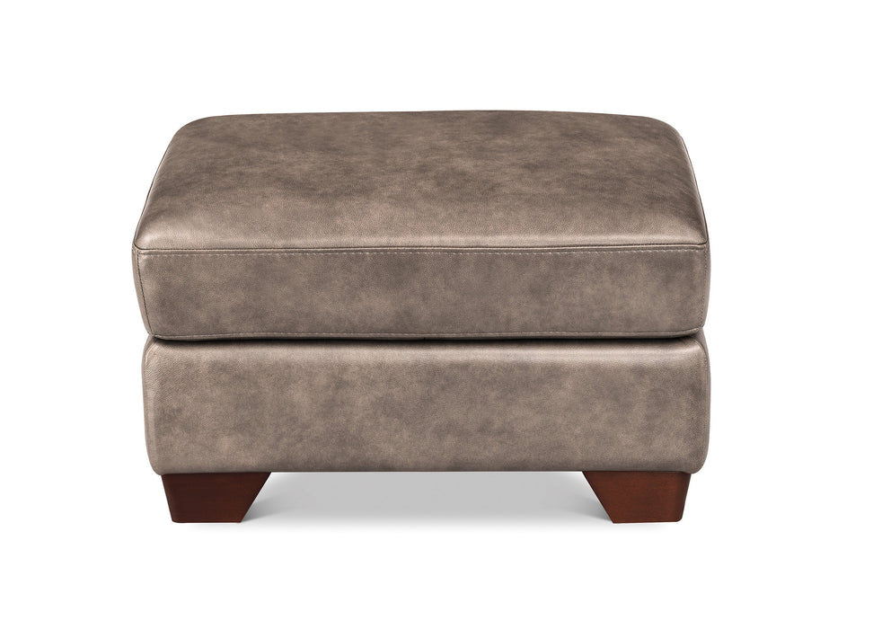 Marylynn Leather Ottoman