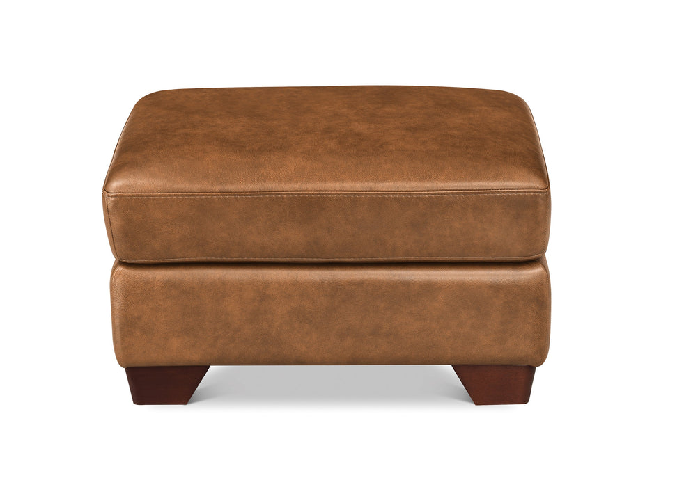 Marylynn Leather Ottoman