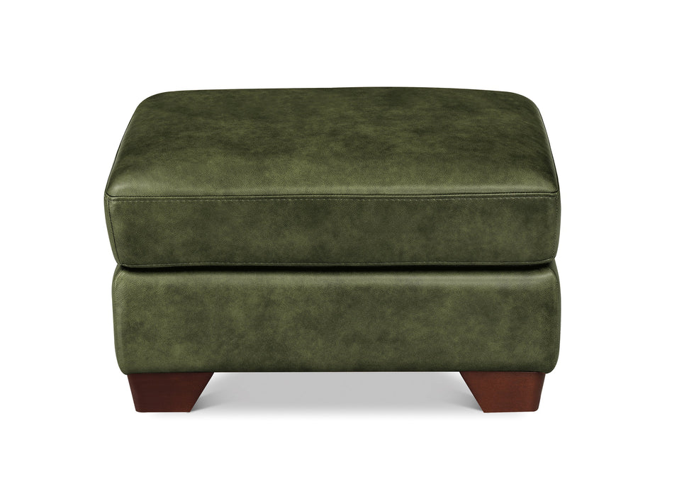 Marylynn Leather Ottoman