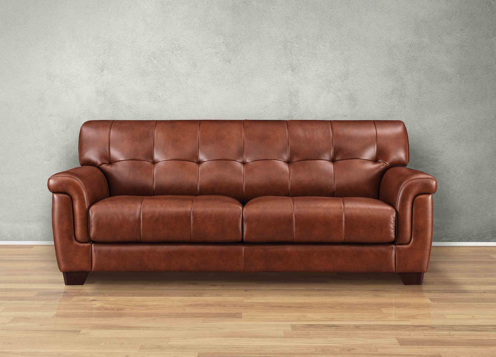 Marylynn Leather Ottoman
