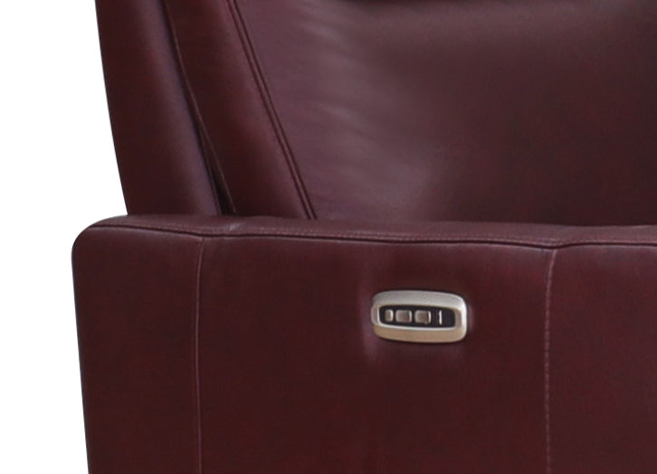Ashby Power Headrest Swivel Glider Leather Recliner