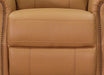 Royce Power Headrest Swivel Glider Leather Recliner