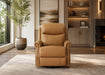 Royce Power Headrest Swivel Glider Leather Recliner