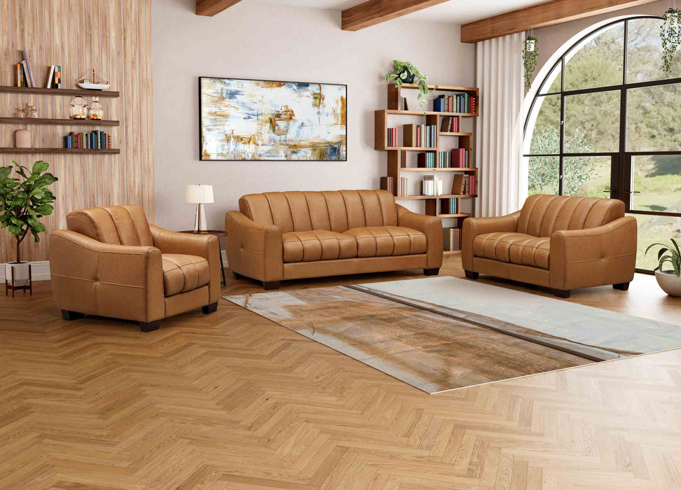 Bayeux Leather Ottoman