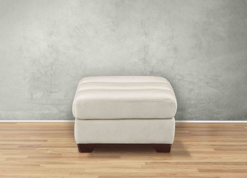 Monticello Leather Ottoman