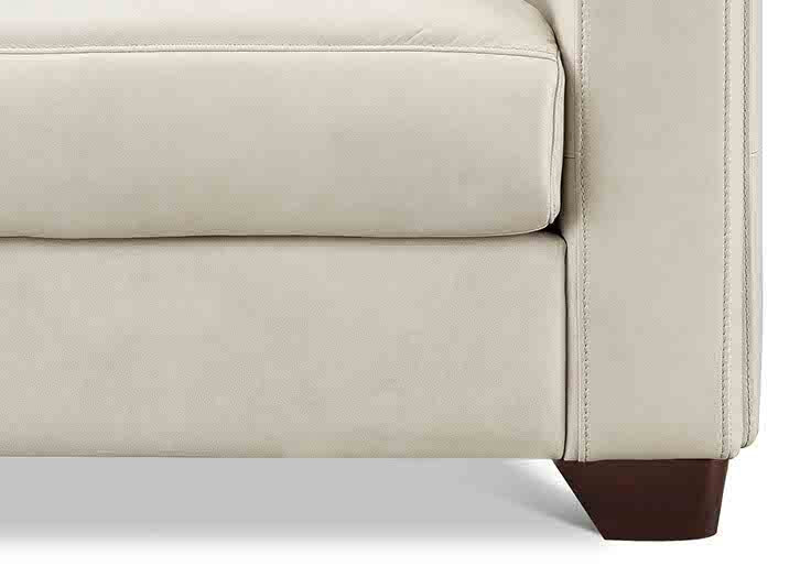 Monticello Leather Ottoman