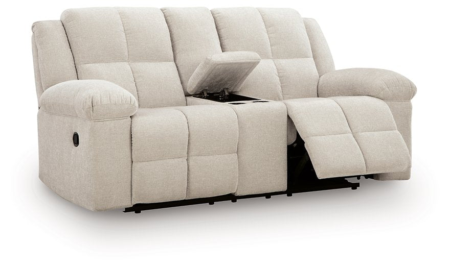 Orlen Reclining Loveseat with Console - Abundant Home Collections