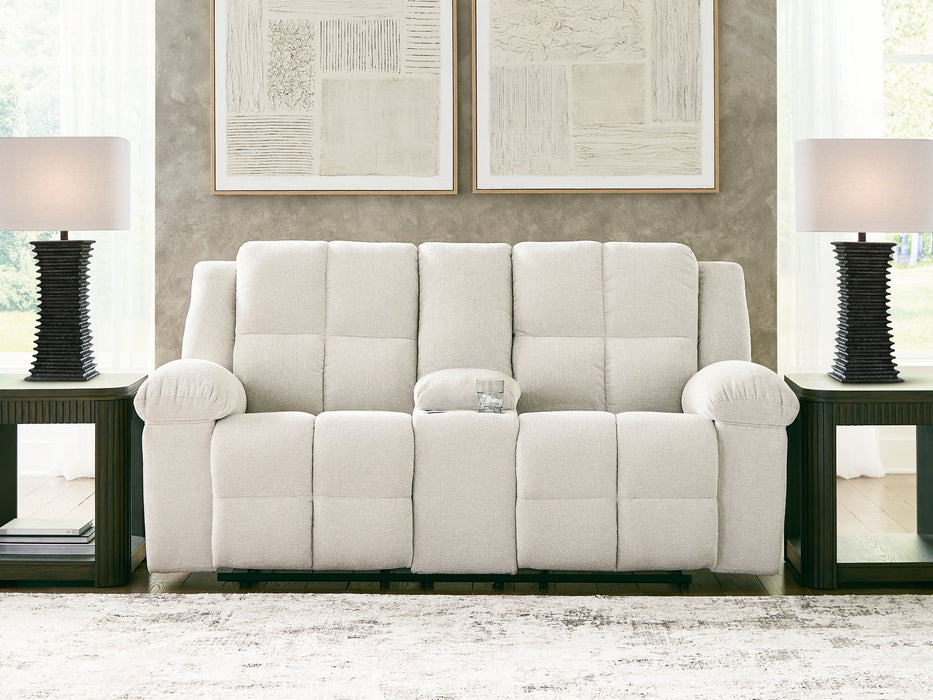 Orlen Reclining Loveseat with Console - Abundant Home Collections