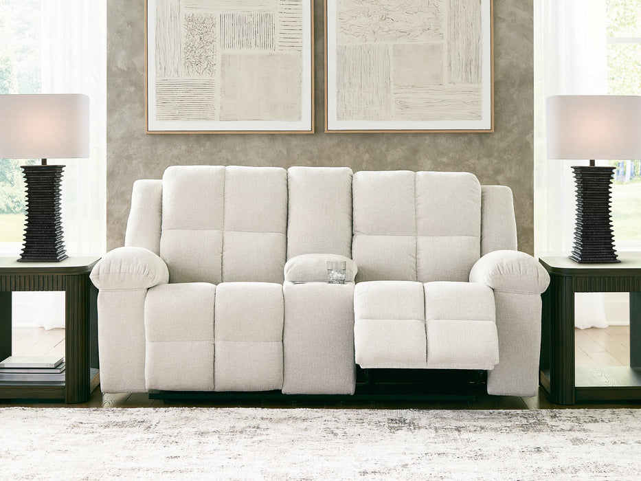 Orlen Reclining Loveseat with Console - Abundant Home Collections