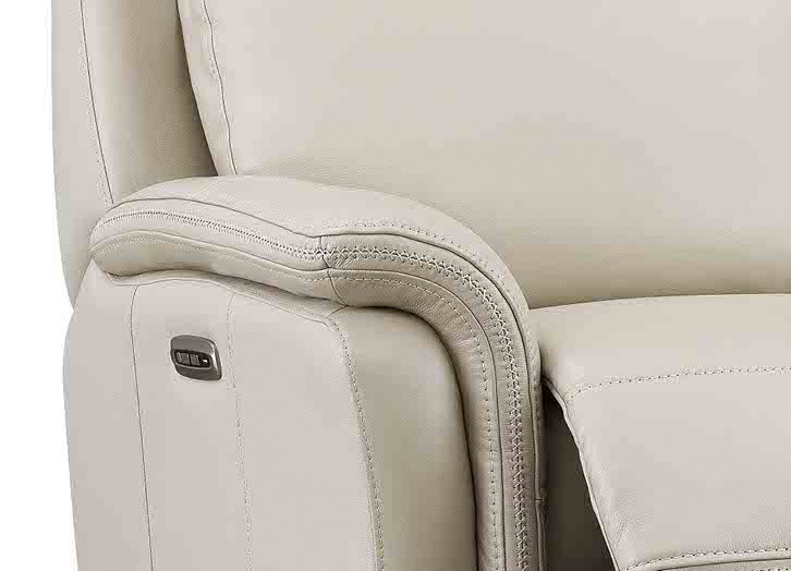 Cascade Leather Reclining Loveseat