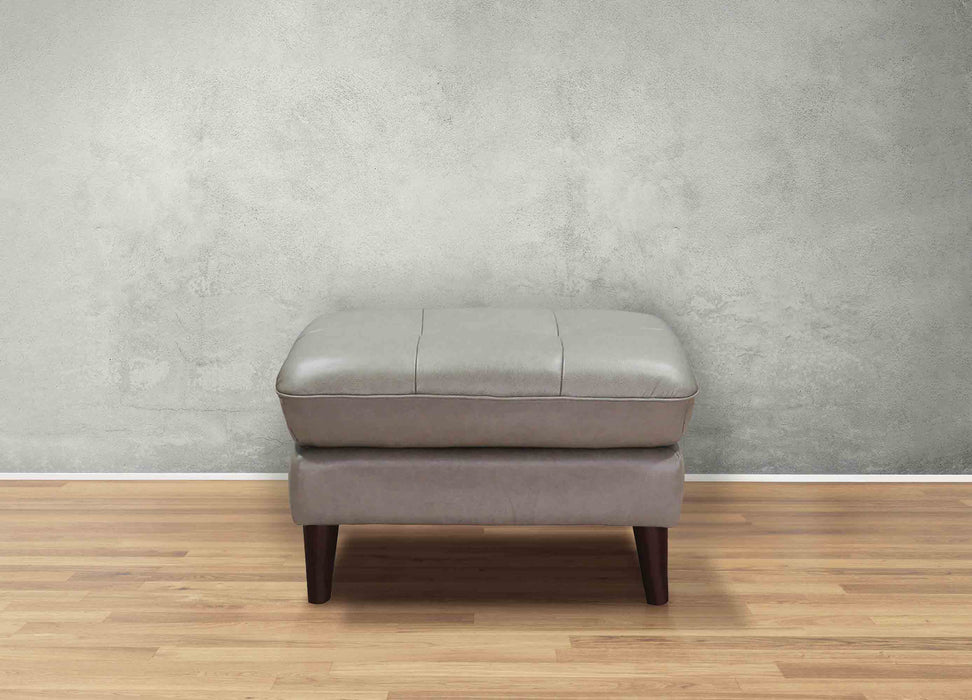 Solana Leather Ottoman