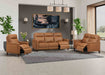Timberland Leather Reclining Loveseat
