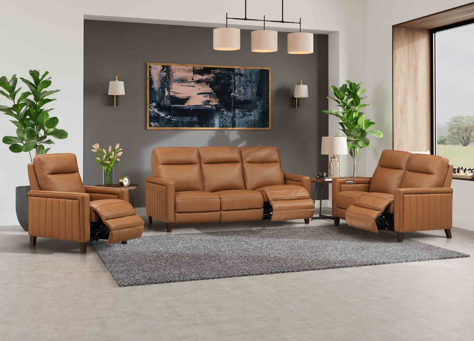 Timberland Leather Reclining Loveseat