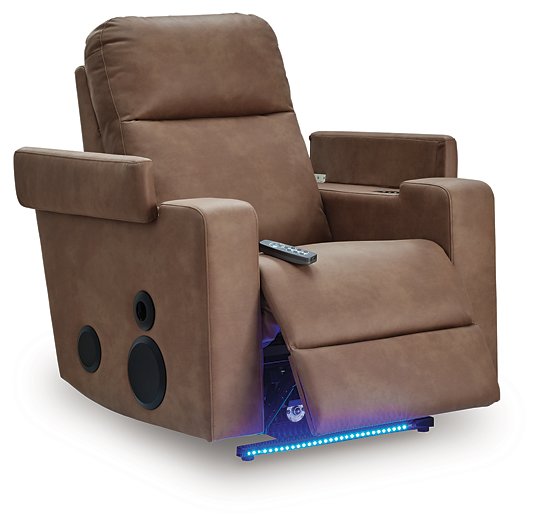 Lorrenton Power Glider Recliner with Audio System - Abundant Home Collections