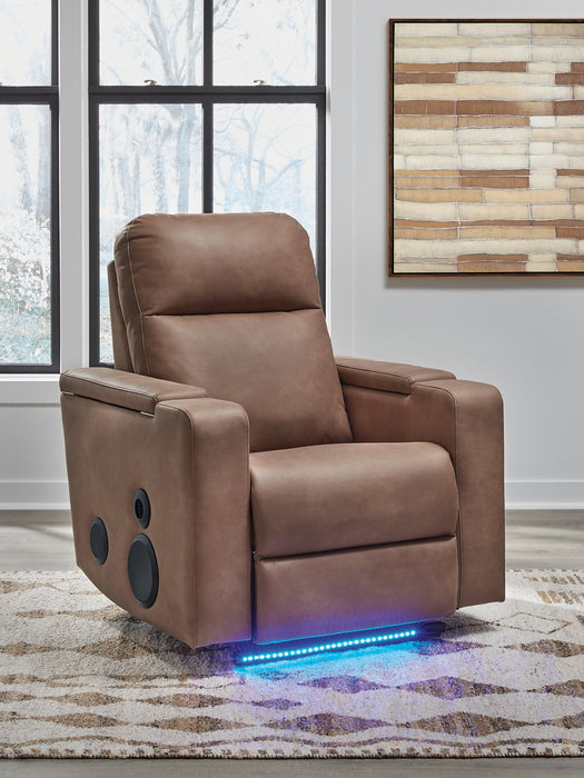 Lorrenton Power Glider Recliner with Audio System - Abundant Home Collections
