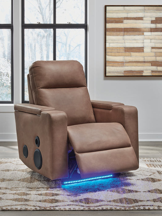 Lorrenton Power Glider Recliner with Audio System - Abundant Home Collections