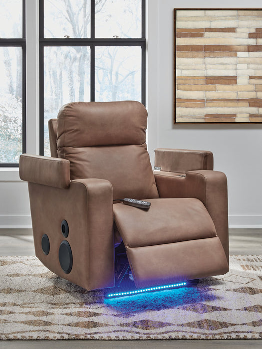 Lorrenton Power Glider Recliner with Audio System - Abundant Home Collections