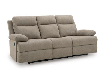 Side-Swipe Reclining Sofa with Drop Down Table - Abundant Home Collections